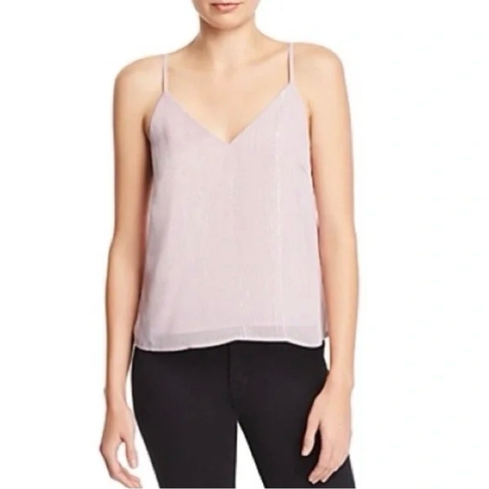 NWT Ekouaer Light Pink Satin Silk Cami Top
Size  M 0188
